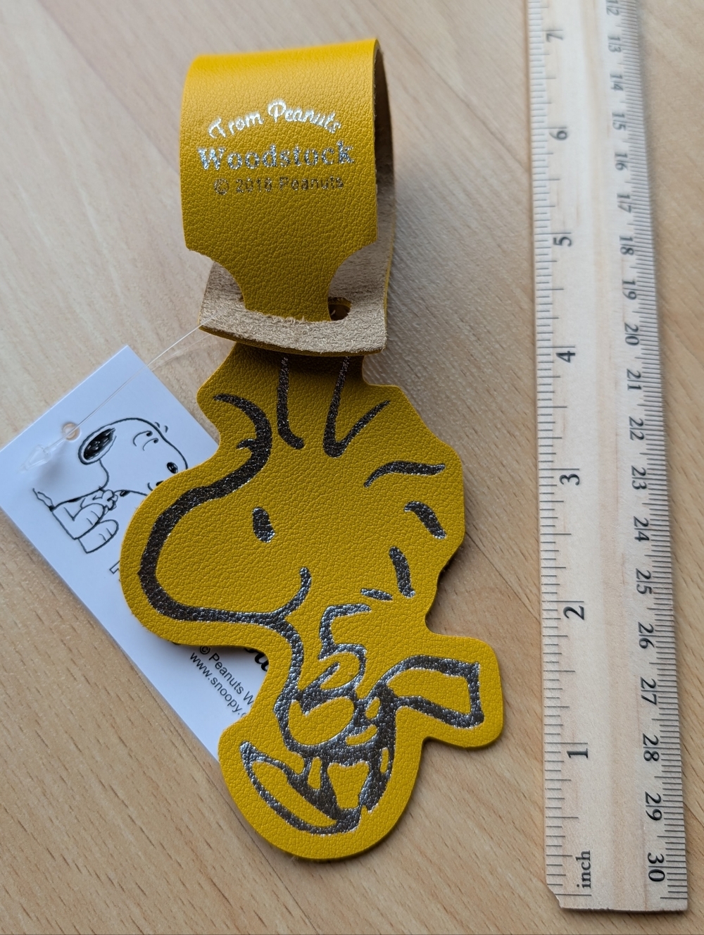Peanuts Snoopy Woodstock Bag Tag luggage tag new with tag bag decor, Not Leather